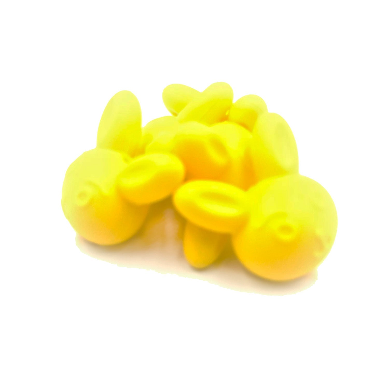 Venta al por mayor Cute Animal Teethers Silicone Beads 50pcs